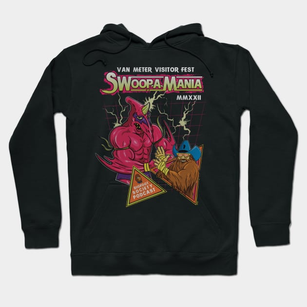 Van Meter Visitor Festival - SWOOPAMANIA IOWA Hoodie by bigfootsociety